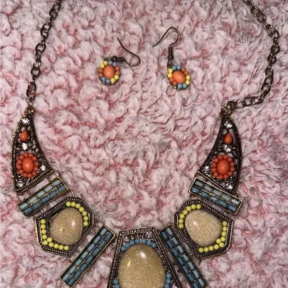Ethnic style jewelry set - Picture 2 of 10